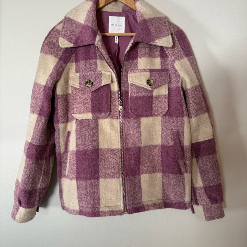 WOMENS Designer Avec Les Filles Zip Up Coat NWOT